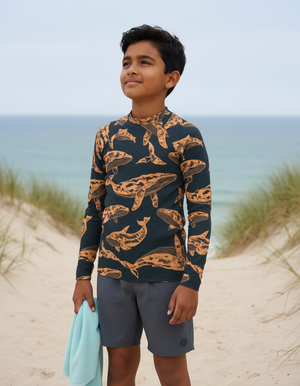 Youth Muskmelon Breeze youth rashguards