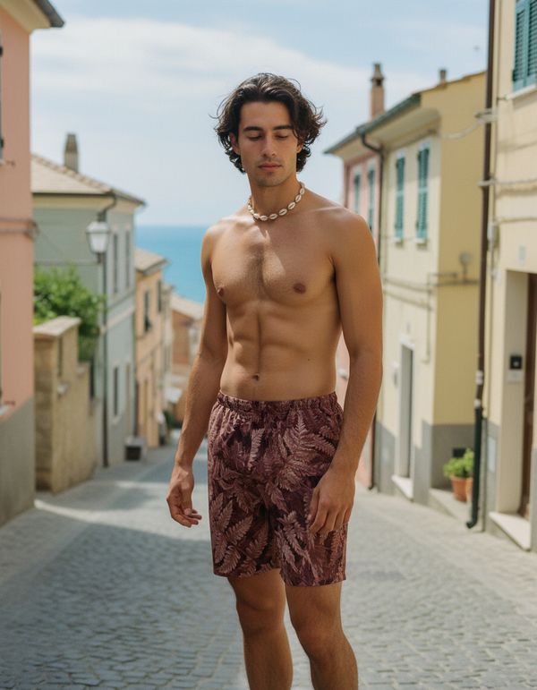 Men's Fern Swim Trunks