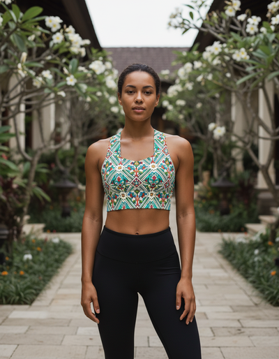 Kaleidoscope Longline Sports Bra longline sports bra