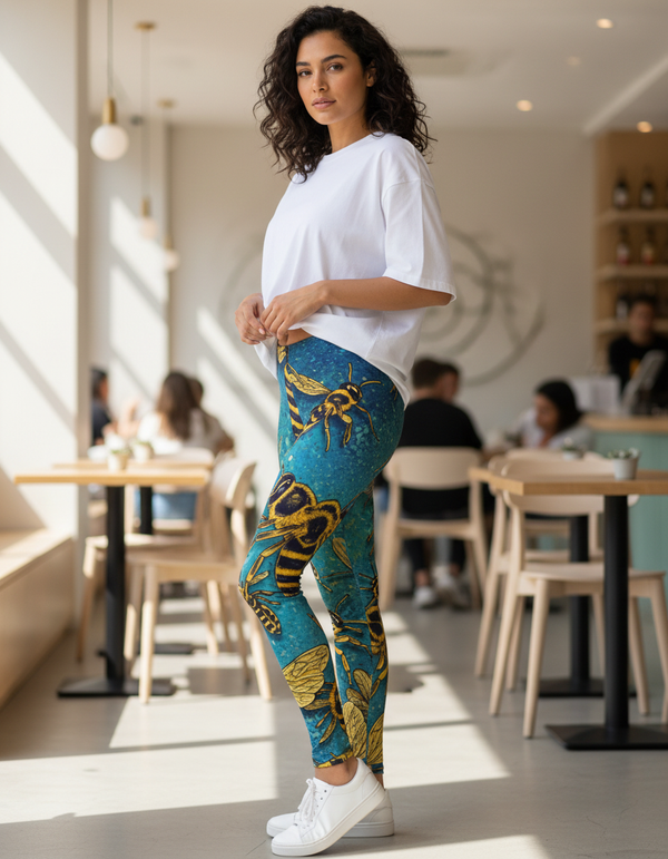 Wasp Leggings Women's Leggings — Dripper