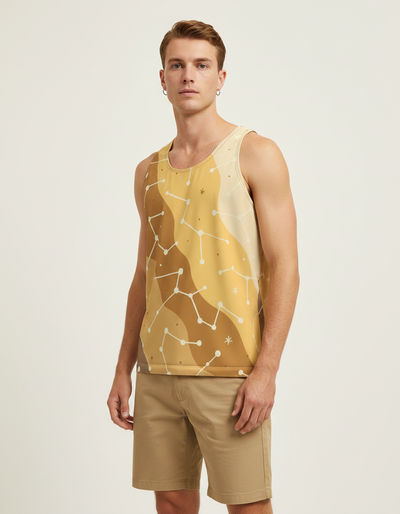 Men's Amber Haze Nebula Tank Top tank top