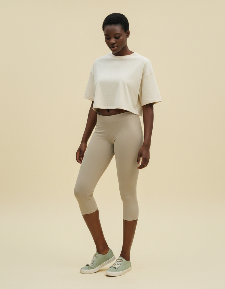 Fossil Leggings Capri Leggings — Dripper