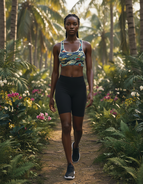 Hiroshige Collection classic sports bras