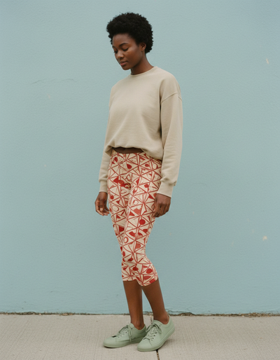 Burnt Sienna Tsubaki Capri Leggings capri leggings