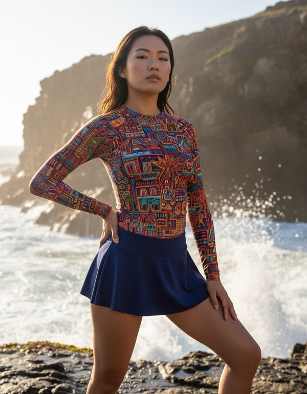 Solstice Rash Guard bikini — Dripper