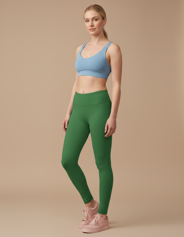 Palm Green Leggings Women's Leggings — Dripper