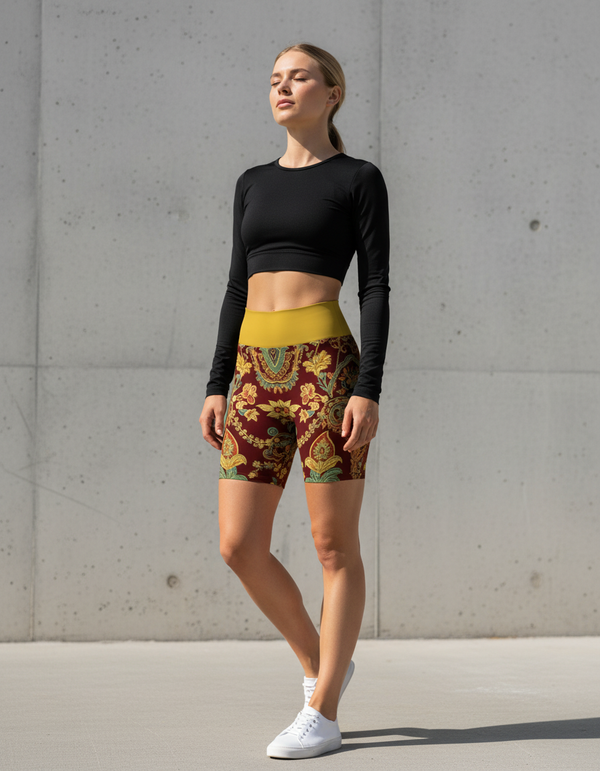 Rangrez Yoga Shorts