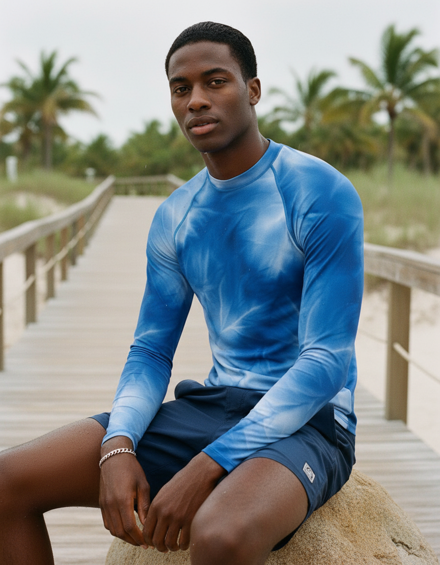 Men's Marina Frost men's rashguards