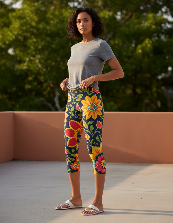 Jasmine Capri Leggings Capri Leggings — Dripper
