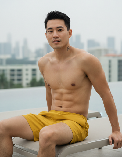 Amber Men's Swim Trunks swim trunks