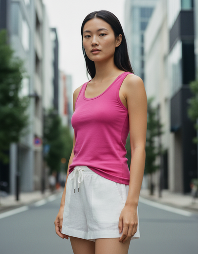Women's Electric Fuchsia Tank Top tank top