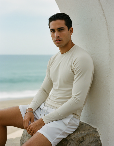 Men's Alabaster rash guard