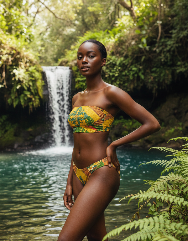 Aloha Bandeau Bikini Bandeau Bikini — Dripper