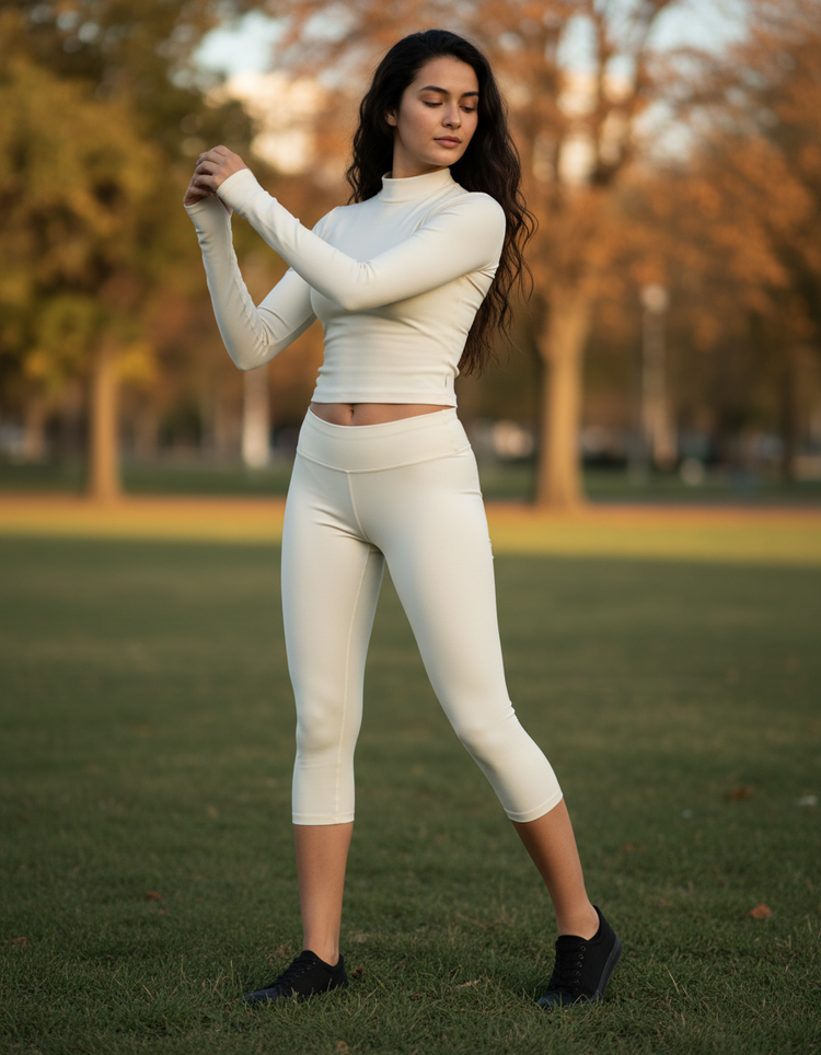 Marble Capri Leggings Capri Leggings — Dripper
