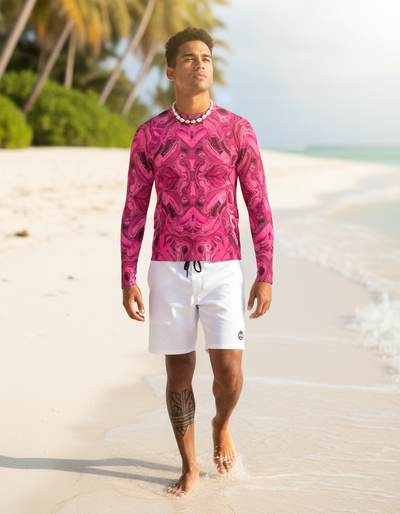 Men's Fleur rash guard