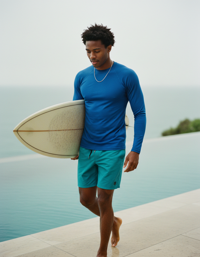 Men's Classic Blue rash guard