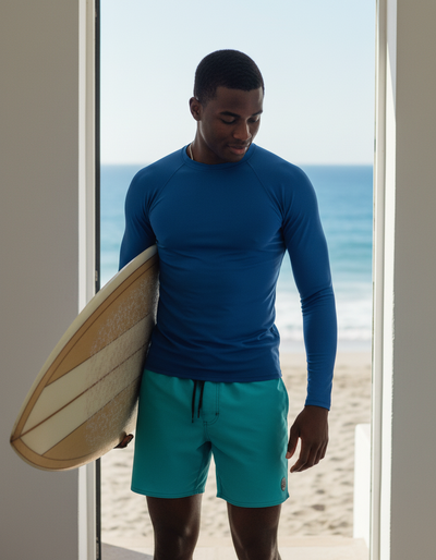 Men's Classic Blue rash guard