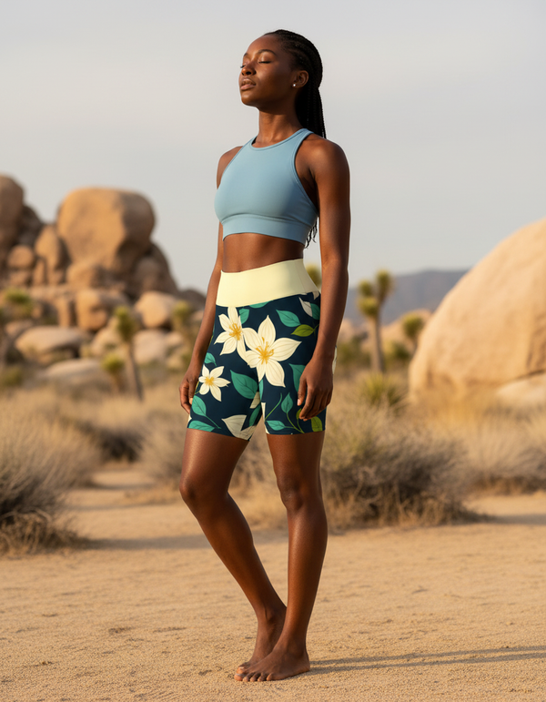 Yoga Shorts in Elysium