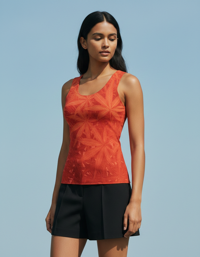Women's Fiery Red Yuki Tank Top tank top