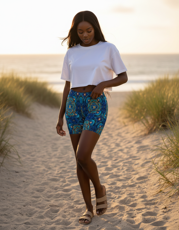 Women's Short Shorts in Nebula