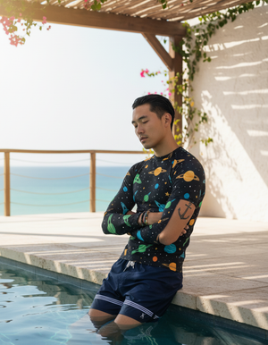 Tempel Rash Guard Men's Rashguard — Dripper