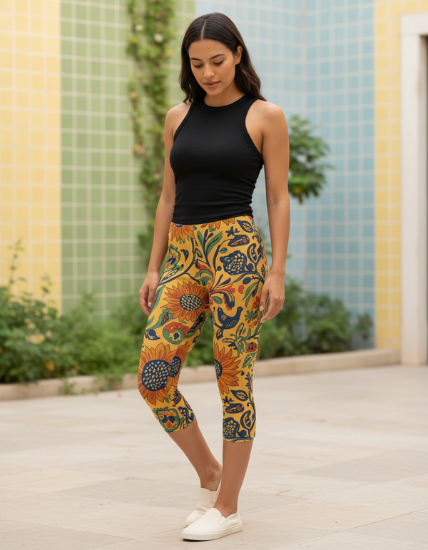 Lavande Capri Leggings Capri Leggings — Dripper