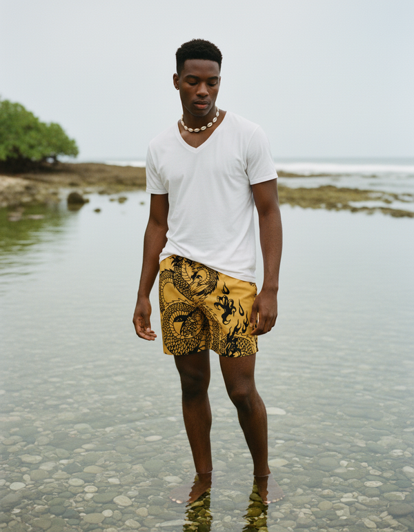 Dragon's Lair men's swim trunks