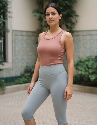 Fog Capri Yoga Leggings capri yoga leggings