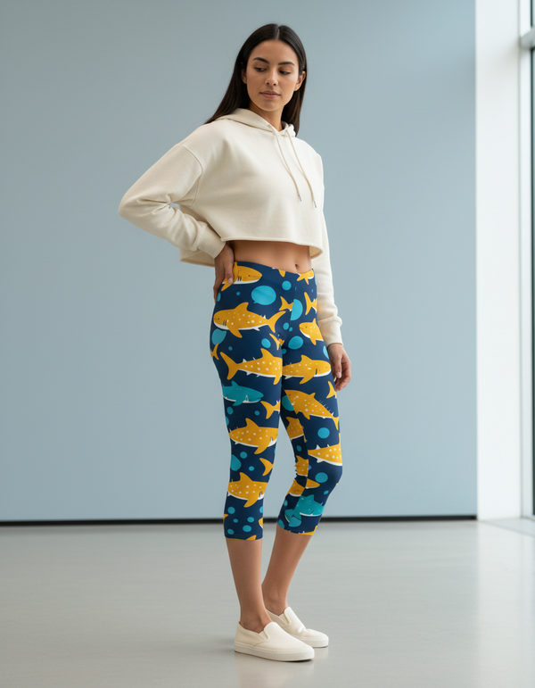 Zephyr Capri Leggings Capri Leggings — Dripper