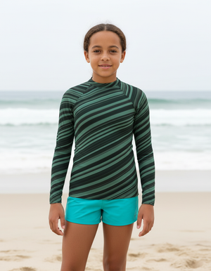 Youth Alexandrite Sway youth rashguards