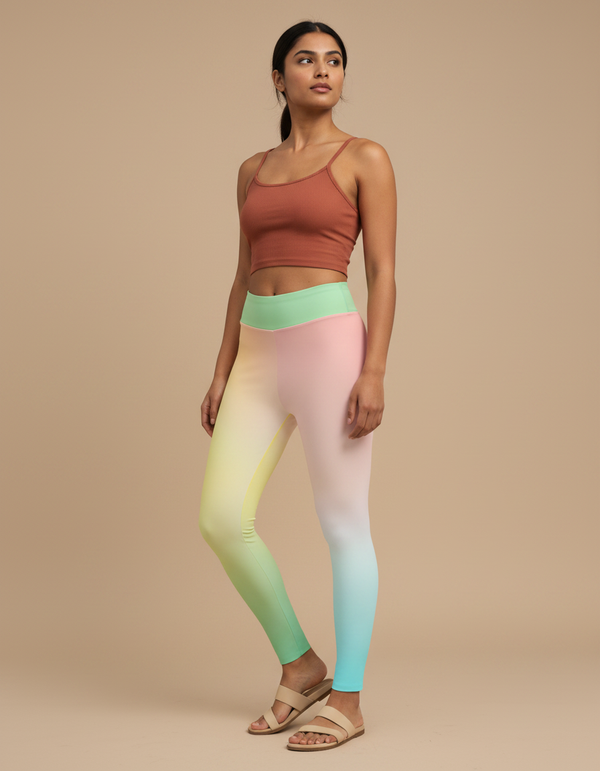 Leggings in Angora Prism