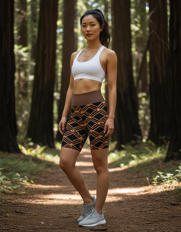 Yoga Shorts in Yuki