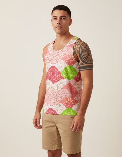 Men's Millennial Pink Zenith Tank Top tank top