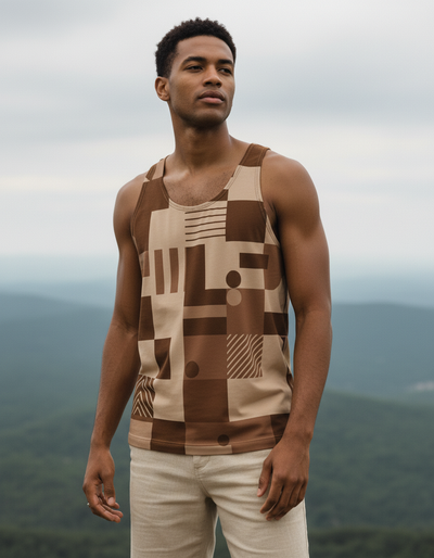 Men's Coffee Bean Vibrance Tank Top tank top