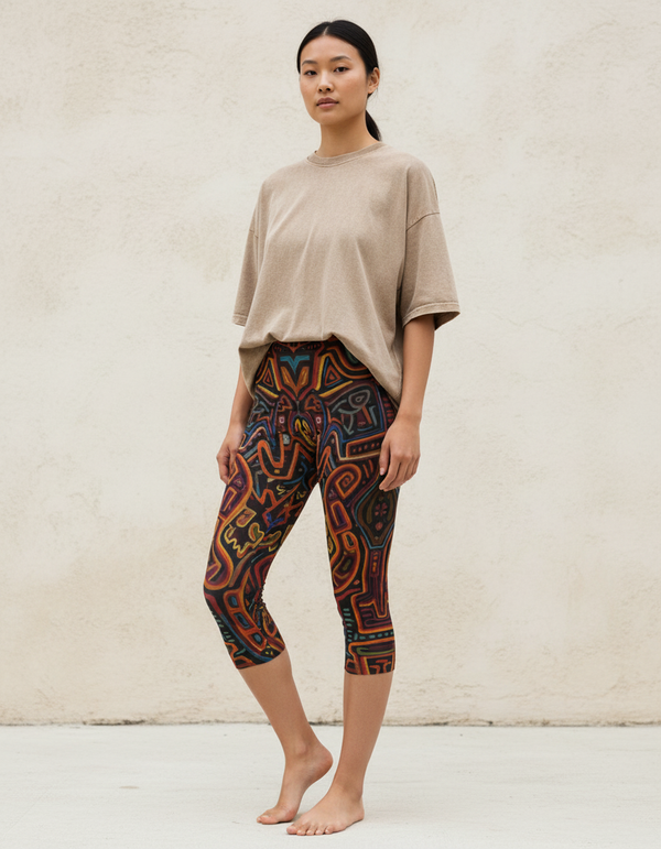 Vivid capri leggings