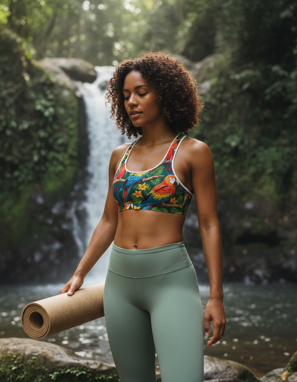 Colorful Harmony Kaleido Sports Bra