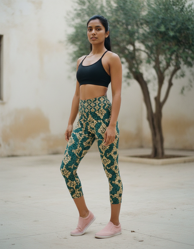 Angora Boca Capri Yoga Leggings capri yoga leggings