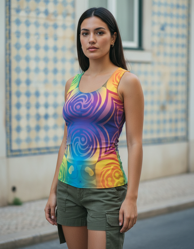 Women's Tea Rose Prism Tank Top tank top