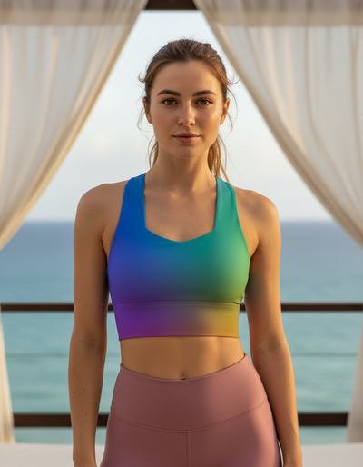 Chromatic Longline Sports Bra longline sports bra