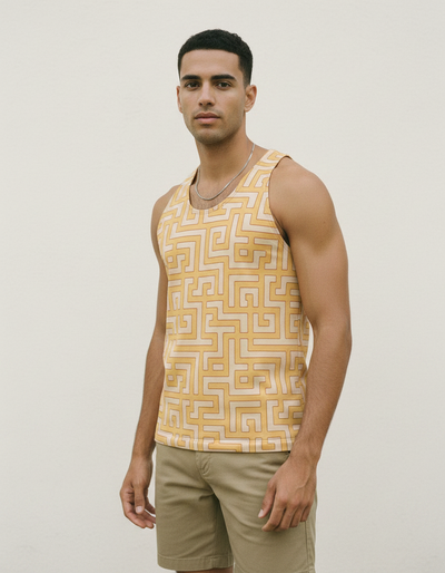 Men's Lava Falls Kintsugi Tank Top tank top