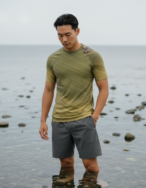 Acacia Spectrum Rash Guard Men's Rashguard — Dripper