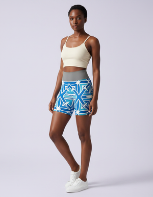 Labyrinth Yoga Shorts Yoga Shorts — Dripper