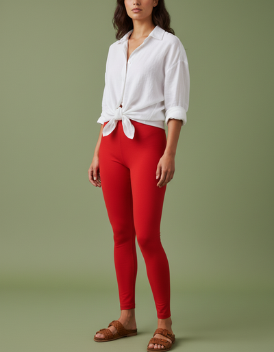 Ferrari Red Leggings leggings