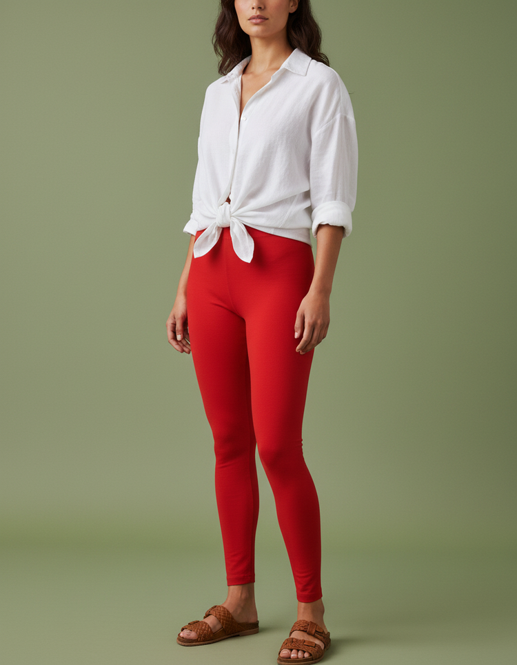 Ferrari Red Leggings Women's Leggings — Dripper