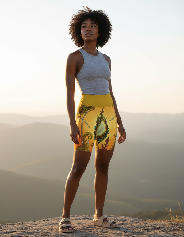 Yoga Shorts in Elysium