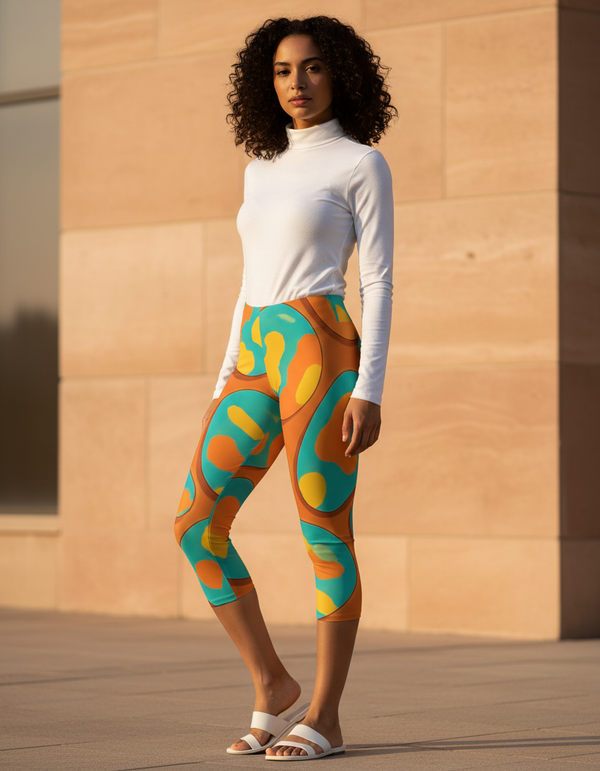 Prism Capri Leggings Capri Leggings — Dripper
