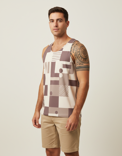Men's White Onyx Vibrance Tank Top tank top