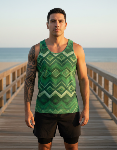 Men's Runway Emerald Andes Tank Top tank top