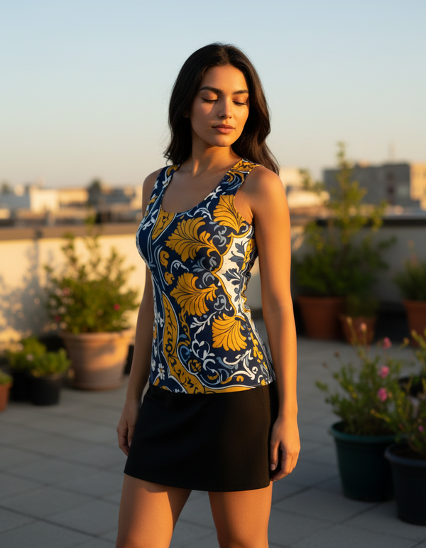 Mosaic Tank Top bikini — Dripper