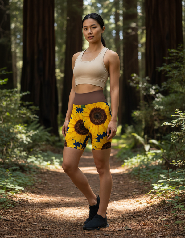Yoga Shorts in Radiance